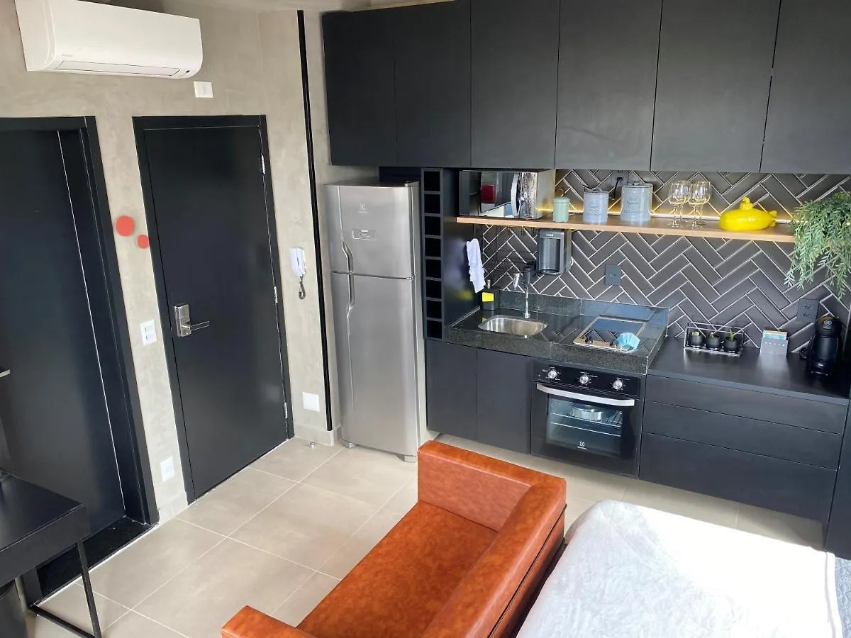 Cama Queen- Loft Super Moderno Na Vila Olimpia São Paulo