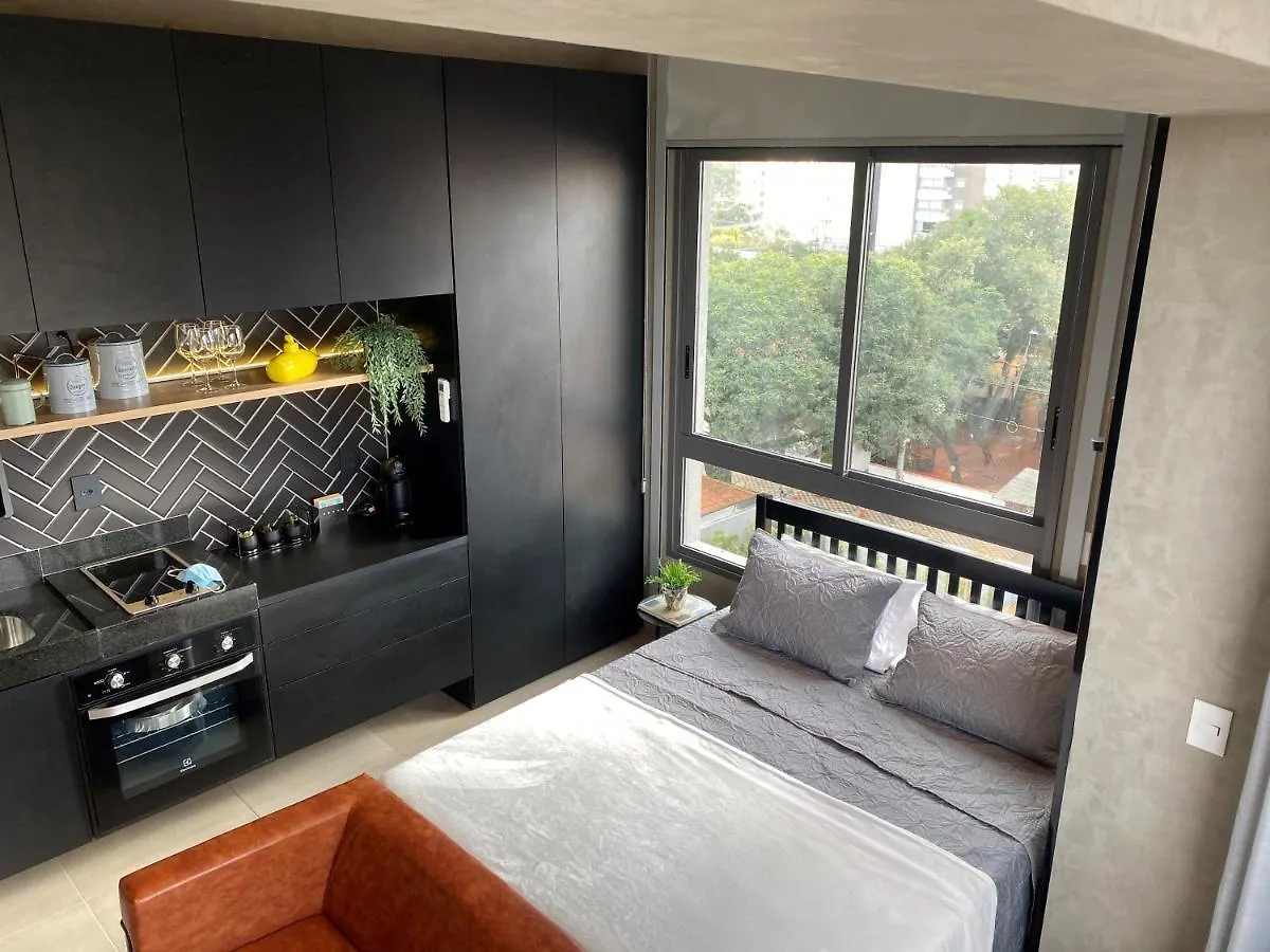Appartement Cama Queen- Loft Super Moderno Na Vila Olimpia São Paulo