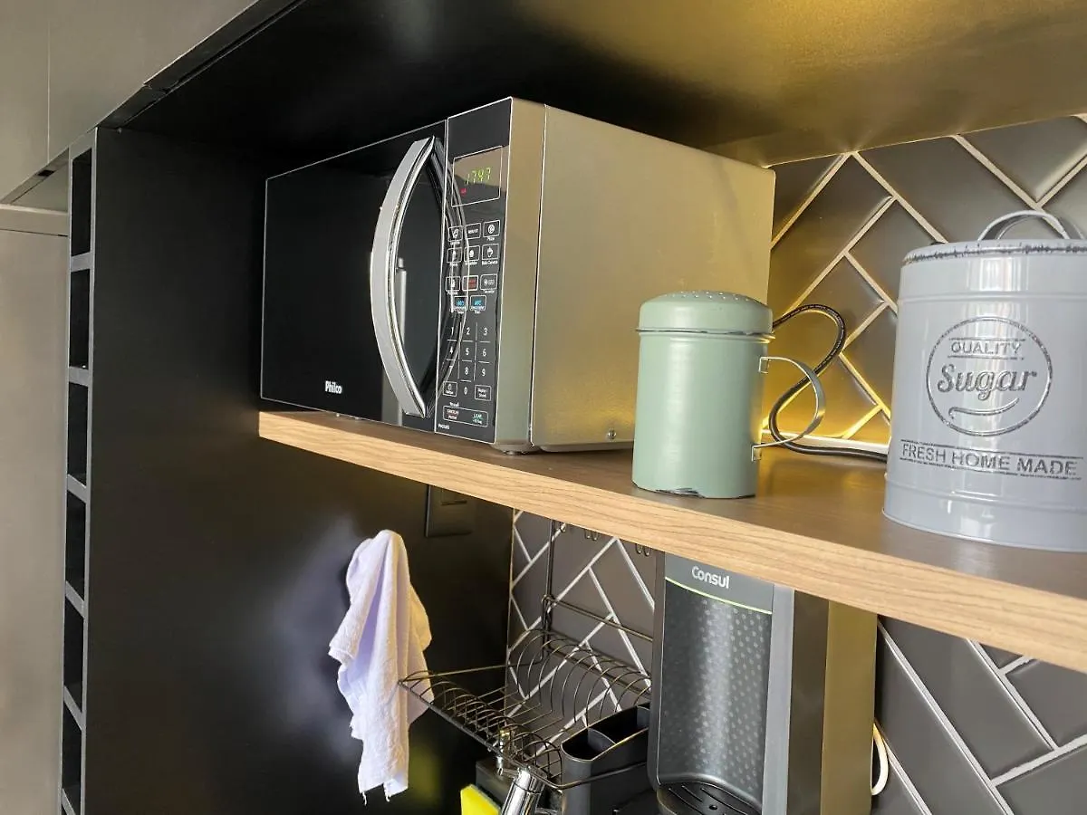 Cama Queen- Loft Super Moderno Na Vila Olimpia Sao Paulo Brazil