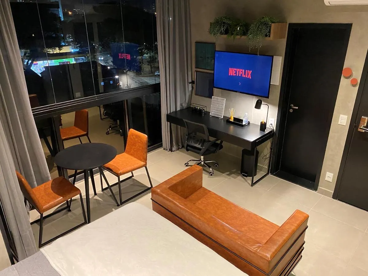 Cama Queen- Loft Super Moderno Na Vila Olimpia Sao Paulo 0*,  Brazil